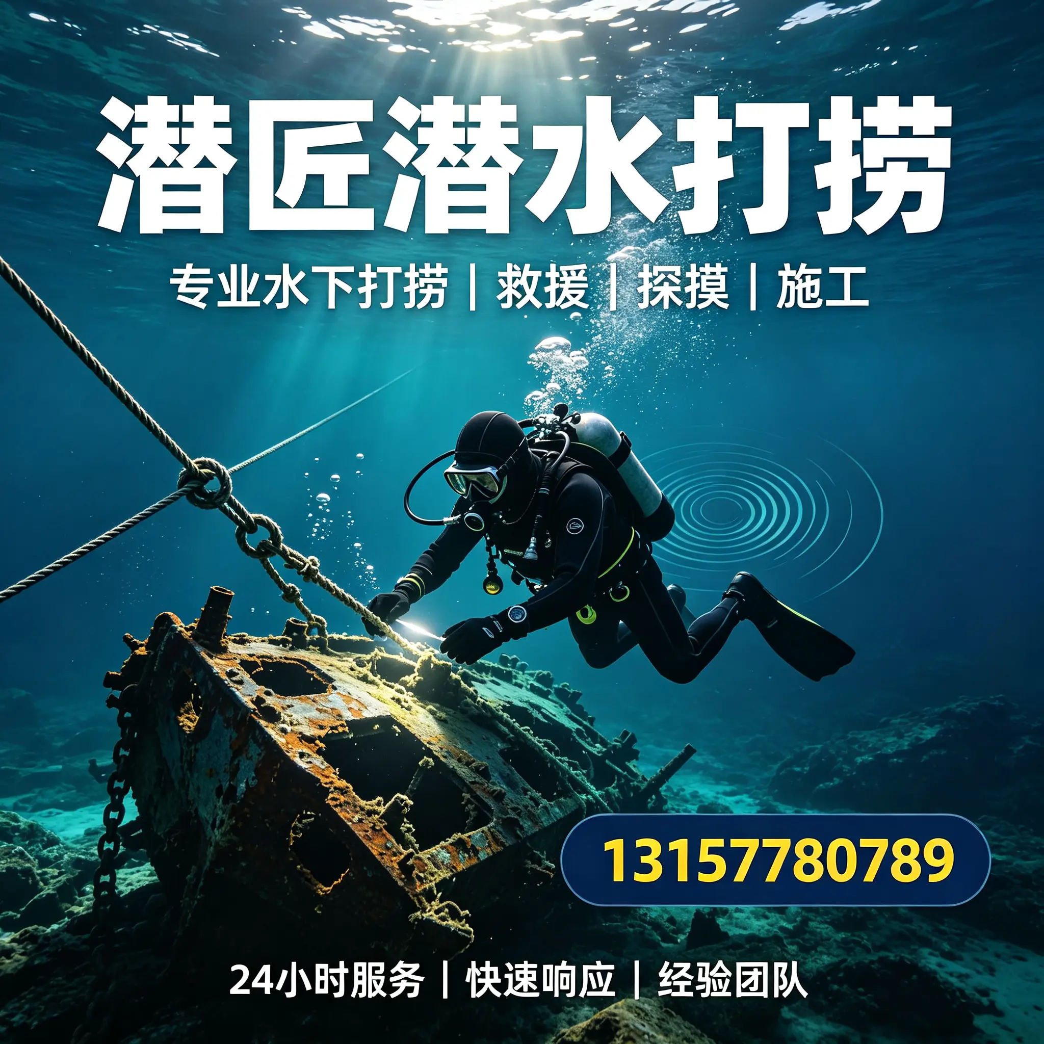 徐闻水下打捞作业服务产品